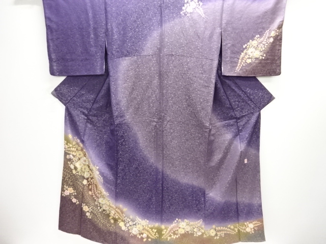 徳永憲峯作　桐屋翠山工房謹製　金通し辻ヶ花訪問着